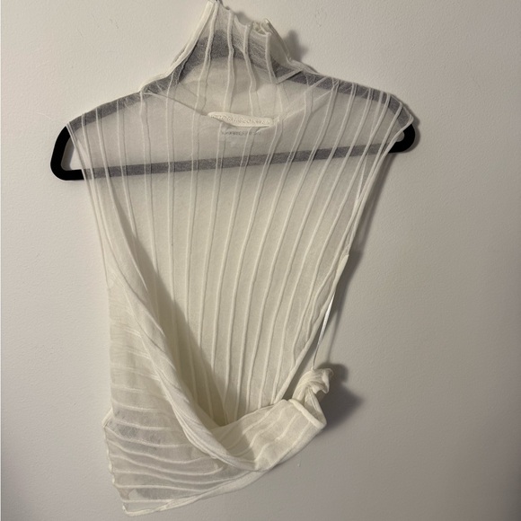 VICTORIA BECKHAM - Sleeveless High Neck Top - Picture 9 of 12